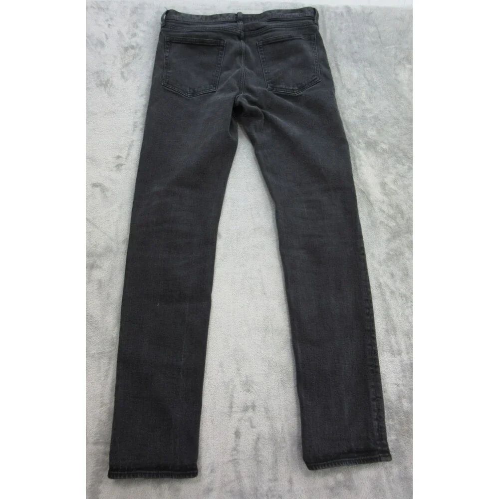 J. Crew Mercantile Flex Jeans Men's 32x34 (Actual 31x32) Black Straight Leg